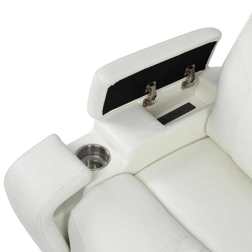 Zeus Leather Power Recliner  alternate image, 9 of 14 images.