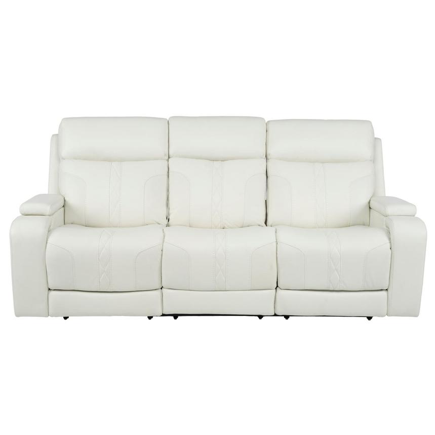 Zeus Leather Power Reclining Sofa  alternate image, 2 of 17 images.