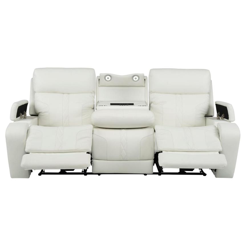 Zeus Leather Power Reclining Sofa alternate image, 3 of 17 images.