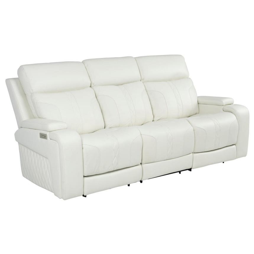 Zeus Leather Power Reclining Sofa alternate image, 5 of 18 images.