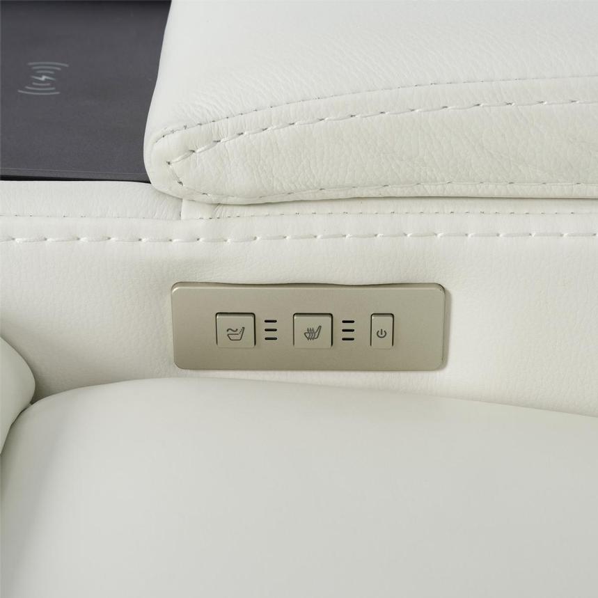 Zeus Leather Power Reclining Sofa  alternate image, 12 of 17 images.