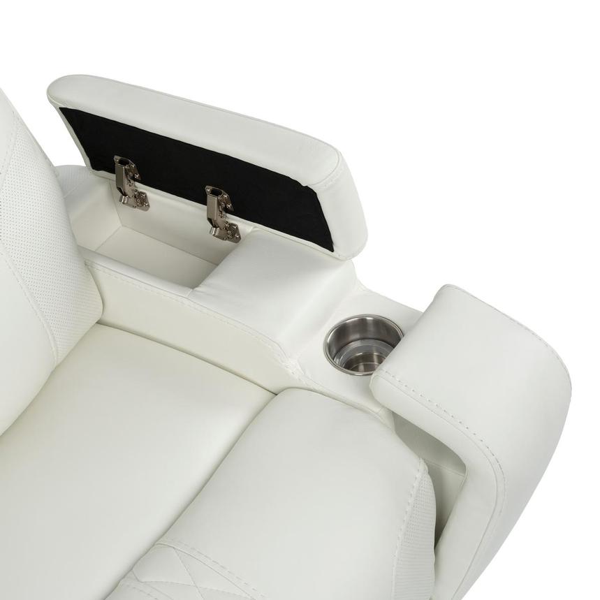 Zeus Leather Power Reclining Sofa alternate image, 13 of 17 images.