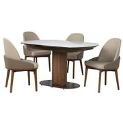 Stella/Sephine Walnut 5-Piece Dining Set  main image, 1 of 3 images.