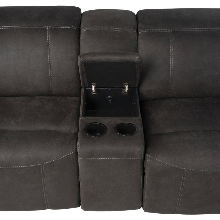 Dallas Dark Gray Home Theater Seating with 5PCS/3PWR  alternate image, 5 of 11 images.