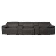 Dallas Dark Gray Home Theater Seating with 5PCS/3PWR  main image, 1 of 11 images.