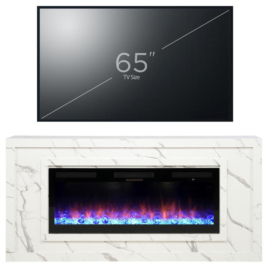 Purestone Blaze Electric Fireplace w/Remote Control alternate image, 3 of 8 images.