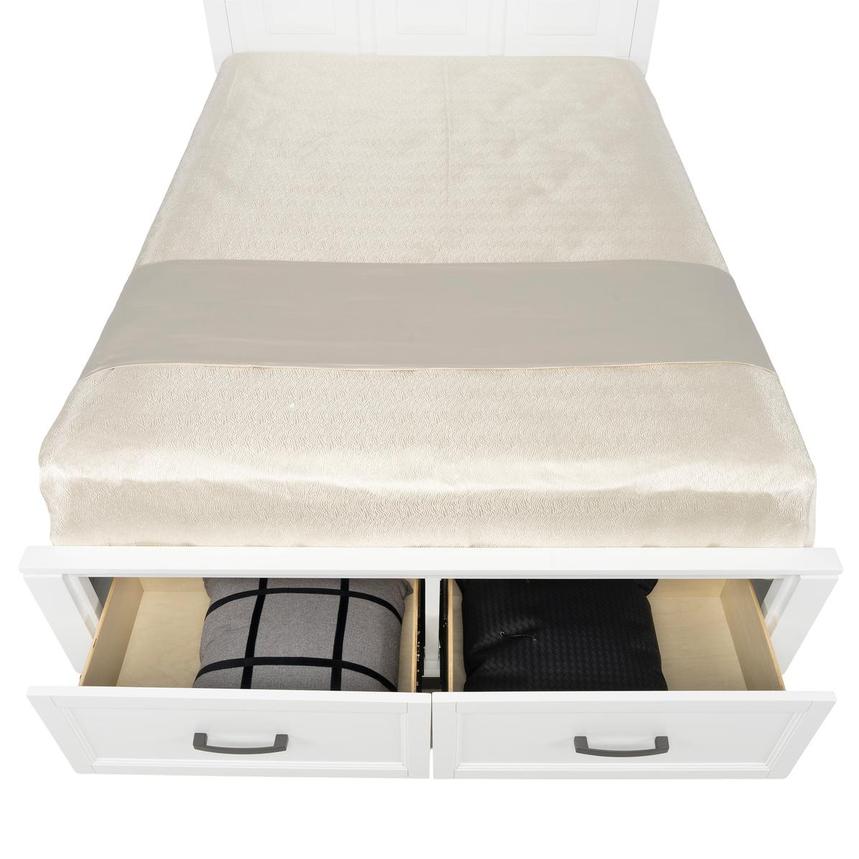 Eason White Full Storage Bed  alternate image, 5 of 9 images.