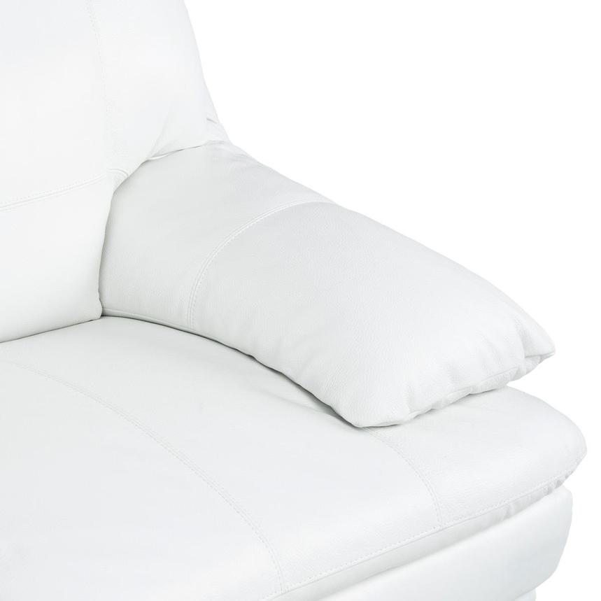 Rio White II Leather Loveseat  alternate image, 7 of 8 images.