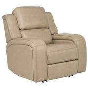 Epic Taupe Leather Power Recliner  alternate image, 3 of 12 images.