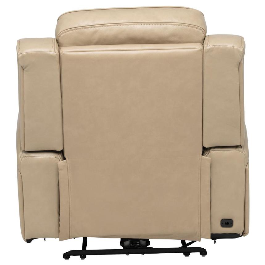 Epic Taupe Leather Power Recliner  alternate image, 7 of 12 images.