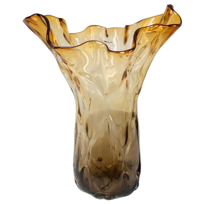Mahle Brown Glass Vase main image, 1 of 7 images.