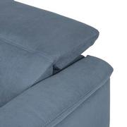 Claribel II Light Blue Power Reclining Sectional with 6PCS/2PWR  alternate image, 9 of 13 images.