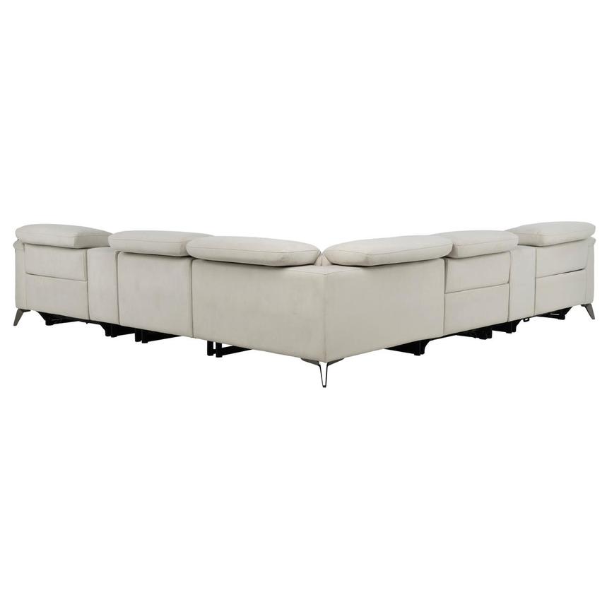 Claribel II Ivory Power Reclining Sectional with 7PCS/3PWR  alternate image, 4 of 13 images.