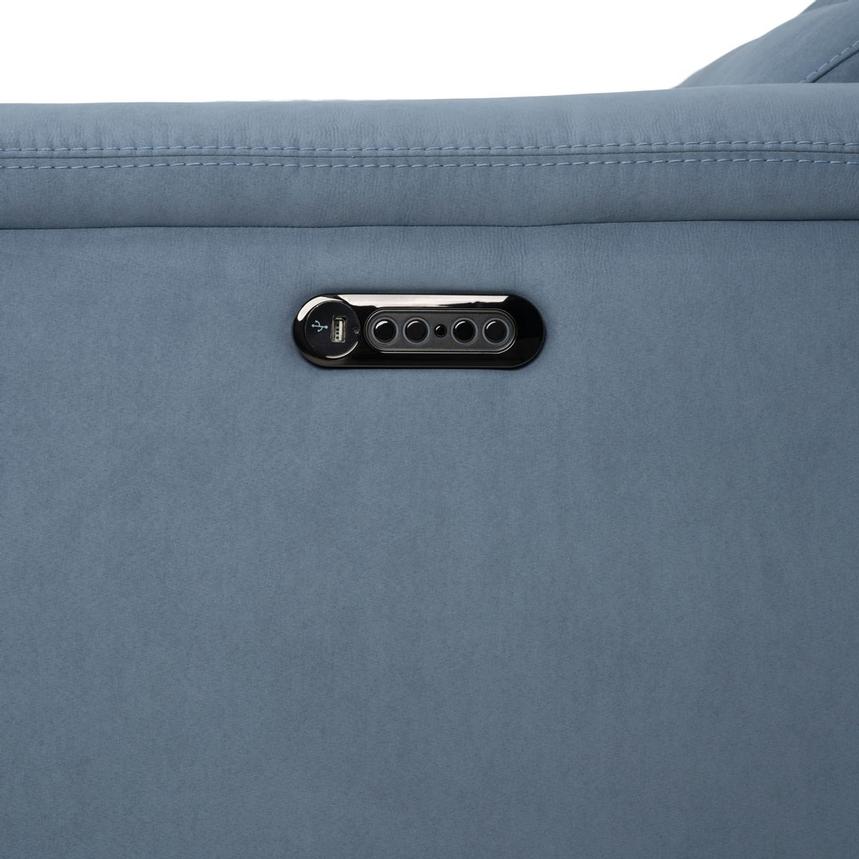 Claribel II Light Blue Home Theater Seating with 5PCS/2PWR  alternate image, 12 of 12 images.