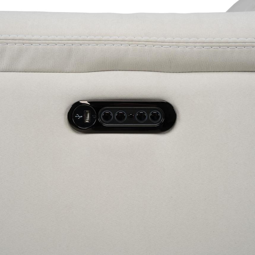 Claribel II Ivory Home Theater Seating with 5PCS/2PWR  alternate image, 12 of 12 images.