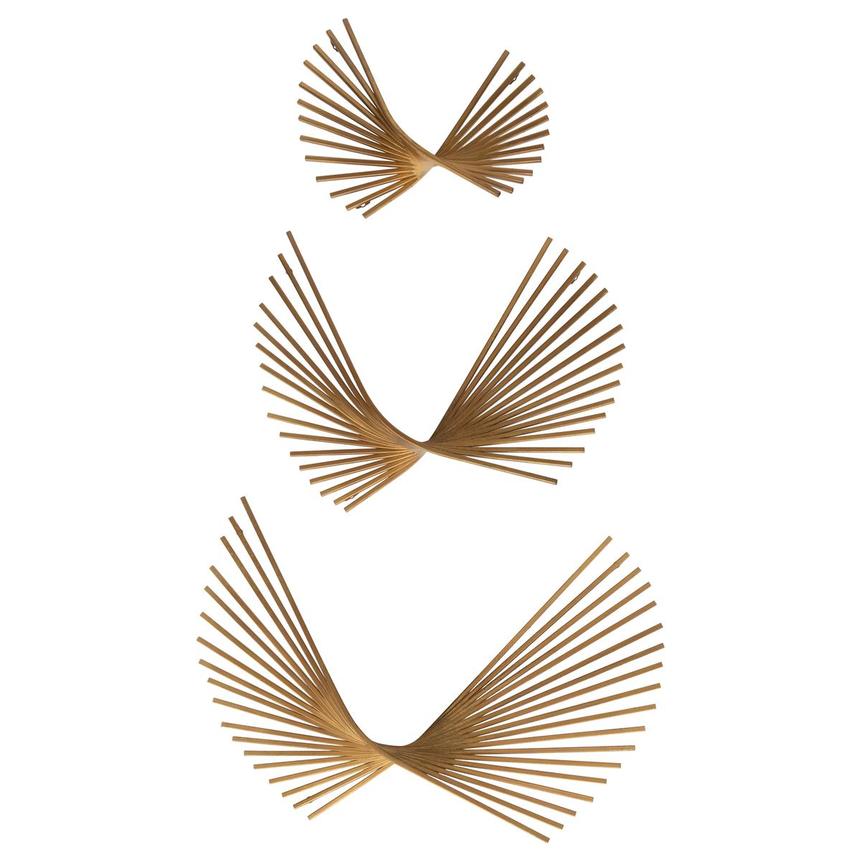Golden Flock Set of 3 Wall Decor alternate image, 3 of 6 images.