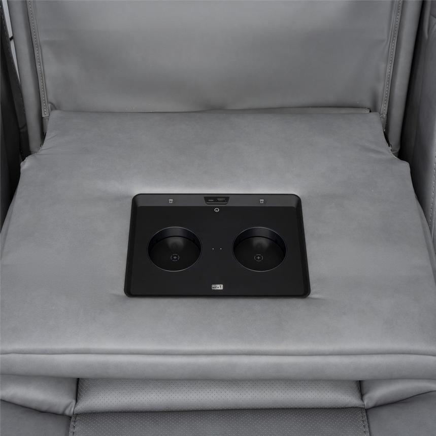 Odyssey Cobalt 5PCS/3PWR Leather Power Reclining Sectional  alternate image, 10 of 16 images.