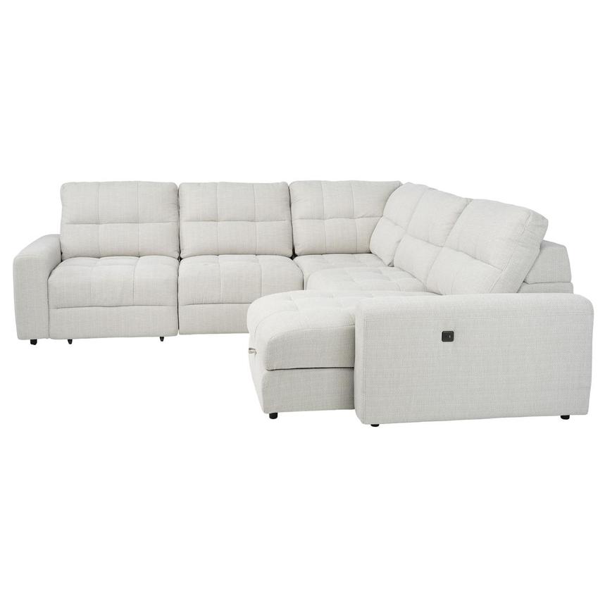 Depot Sliding Sectional w/Right Chaise with 5PCS/2PWR alternate image, 3 of 10 images.