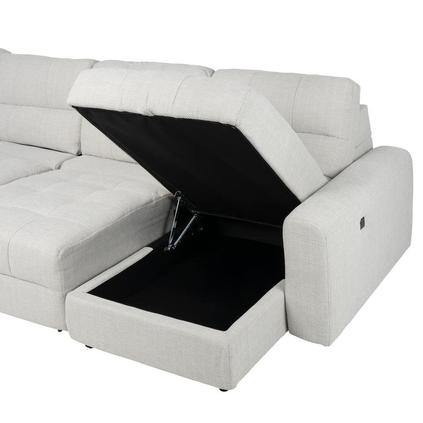 Depot Sliding Sectional w/Right Chaise with 5PCS/2PWR alternate image, 8 of 10 images.
