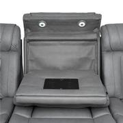 Cobalt 6PCS/3PWR Leather Power Reclining Sectional w/Beverage Cooler  alternate image, 10 of 19 images.