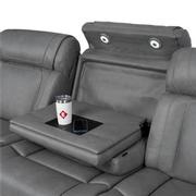 Cobalt 7PCS/3PWR Leather Power Reclining Sectional w/Beverage Cooler  alternate image, 12 of 18 images.