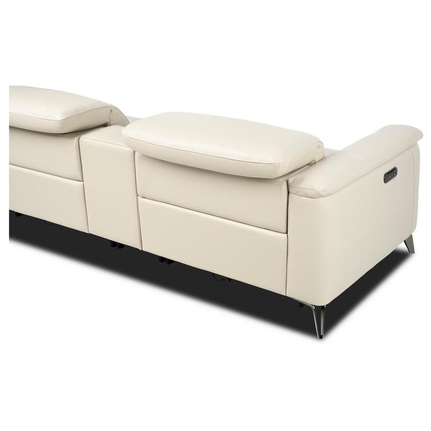 Anabel Cream 2.0 Leather Power Reclining Sectional with 7PCS/3PWR alternate image, 5 of 5 images.