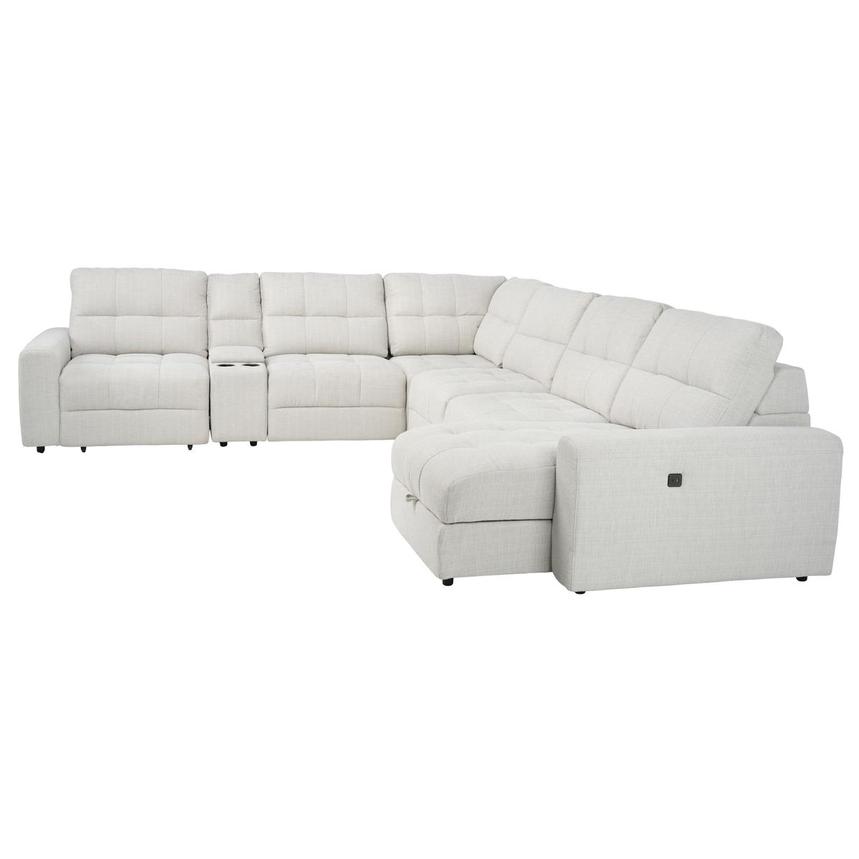 Depot Sliding Sectional w/Right Chaise with 7PCS/2PWR alternate image, 3 of 14 images.