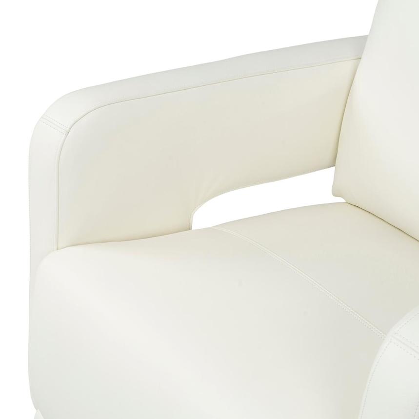 Carmello White Swivel Chair  alternate image, 6 of 7 images.
