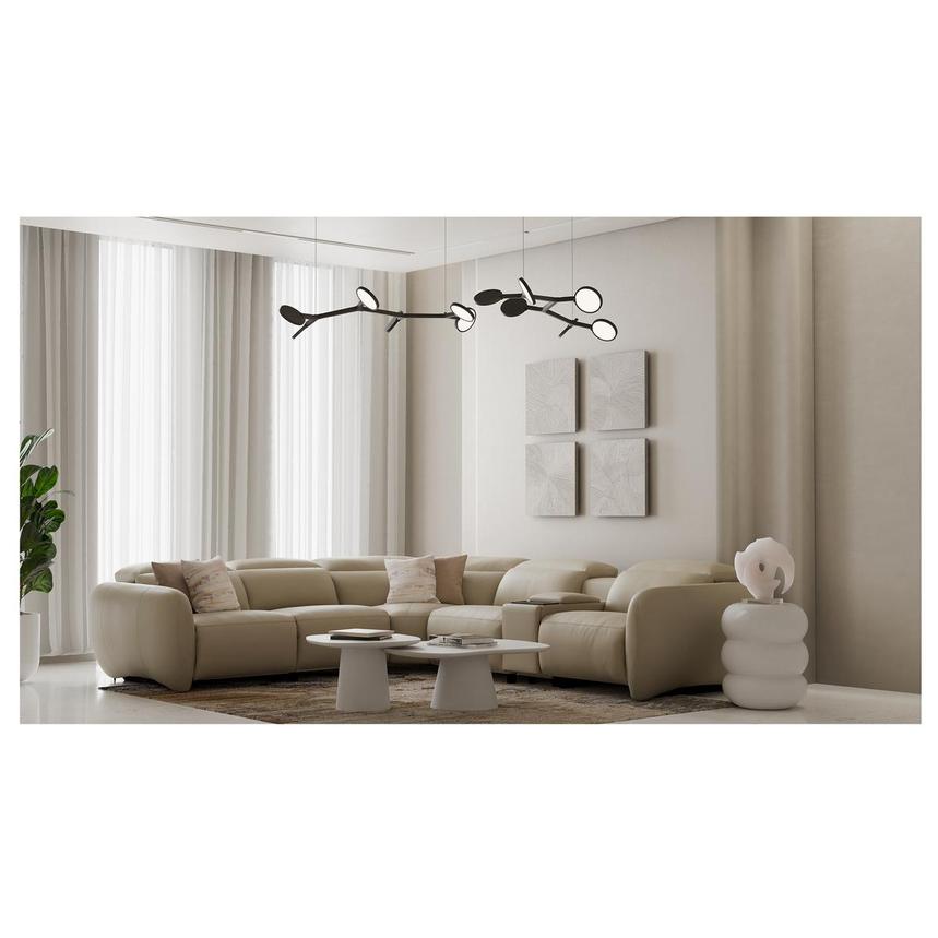 Baloo Leather Power Reclining Sectional with 6PCS/2PWR  alternate image, 2 of 12 images.