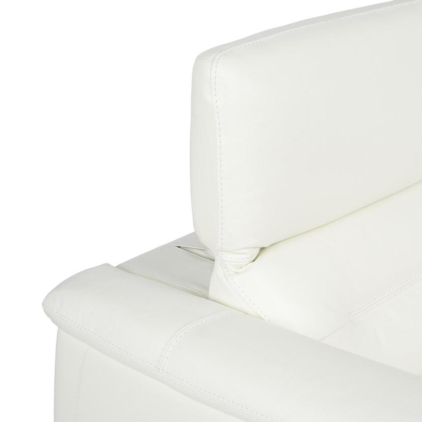 Anabel White 2.0 Leather Power Reclining Sectional with 5PCS/2PWR  alternate image, 7 of 10 images.