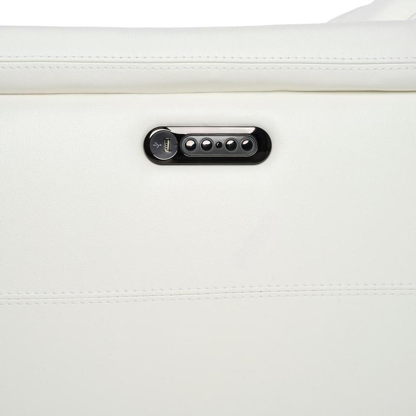 Anabel White 2.0 Leather Power Reclining Sectional with 7PCS/3PWR  alternate image, 12 of 13 images.