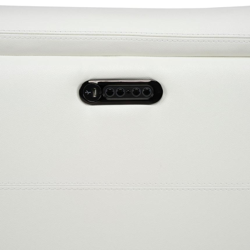 Anabel White 2.0 Leather Power Recliner  alternate image, 10 of 11 images.