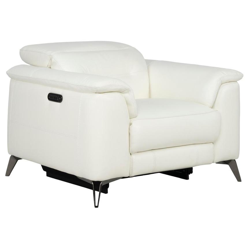 Anabel White 2.0 Leather Power Recliner  alternate image, 2 of 11 images.