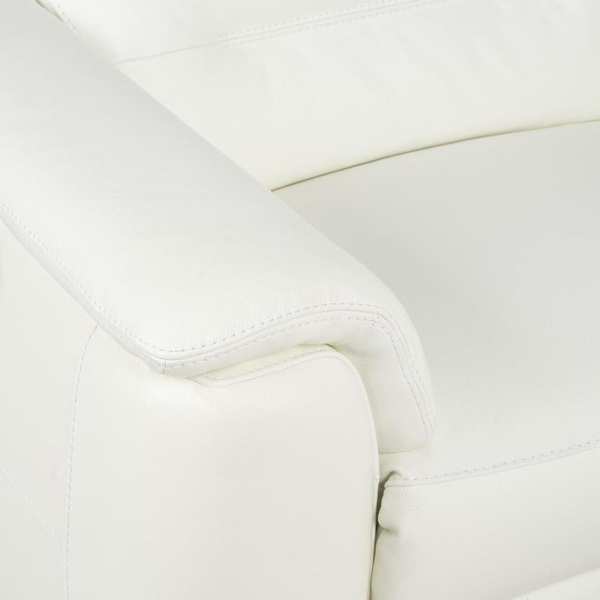Anabel White 2.0 Leather Power Reclining Sectional with 6PCS/2PWR alternate image, 6 of 13 images.