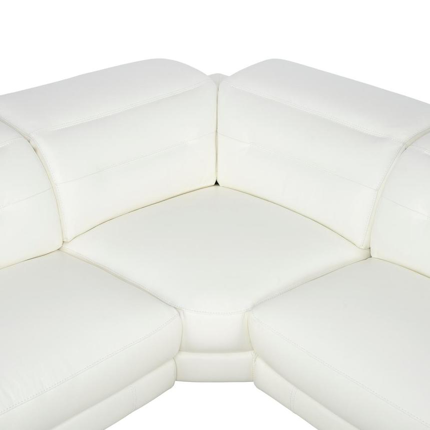 Anabel White 2.0 Leather Power Reclining Sectional with 6PCS/3PWR alternate image, 5 of 12 images.