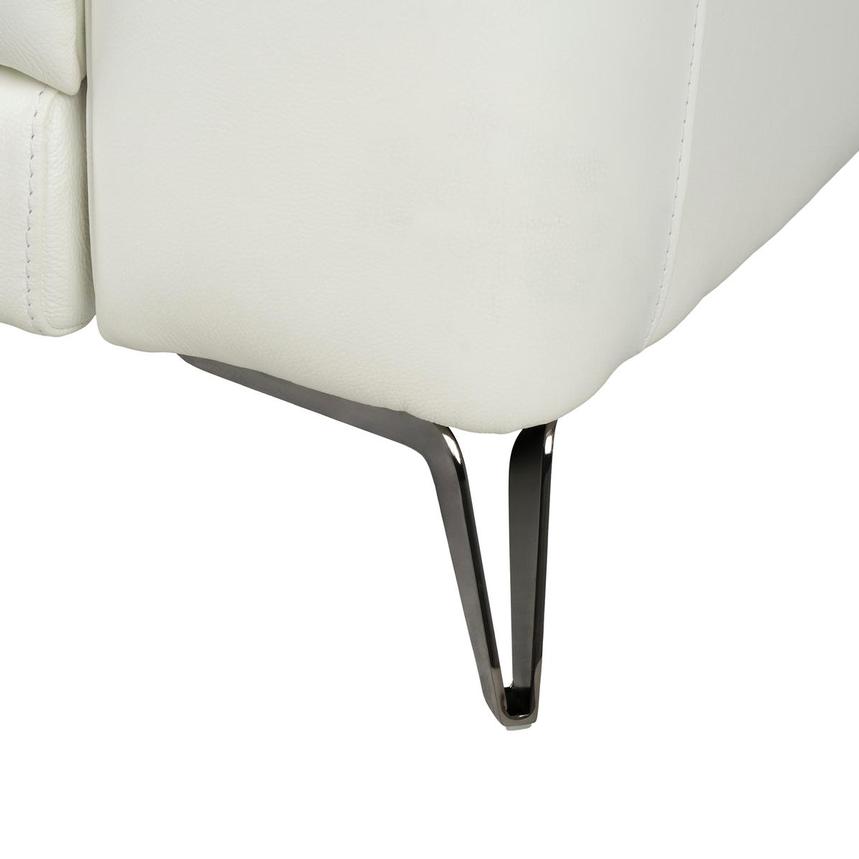 Anabel White 2.0 Leather Power Reclining Loveseat alternate image, 11 of 11 images.