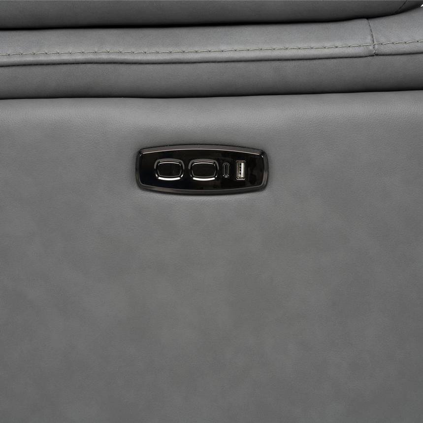 Odyssey Cobalt 5PCS/3PWR Home Theater Leather Seating w/Beverage Cooler  alternate image, 15 of 15 images.