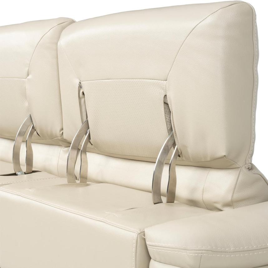 Anabel Cream 2.0 Leather Power Reclining Loveseat alternate image, 6 of 11 images.