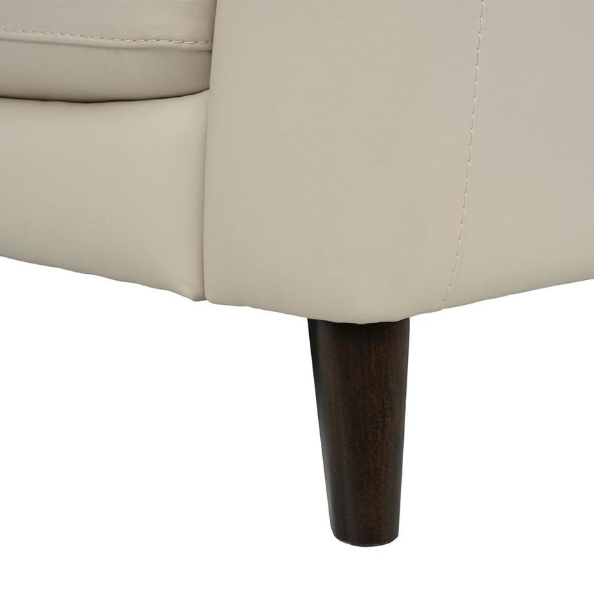Bali Cream Leather Loveseat alternate image, 8 of 8 images.