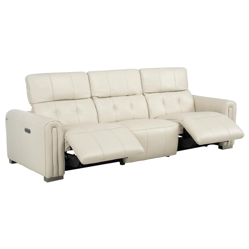 Dolomite Cream 2.0 2PWR Oversized Leather Sofa  alternate image, 4 of 13 images.