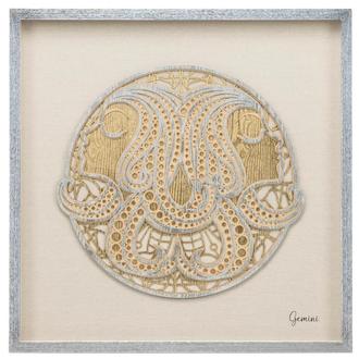 Gemini Zodiac Shadow Box