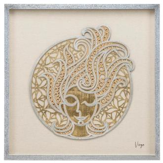 Virgo Zodiac Shadow Box