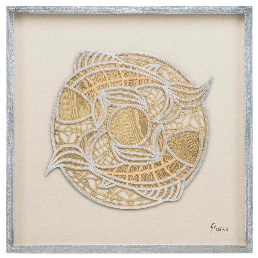 Pisces Zodiac Shadow Box main image, 1 of 7 images.