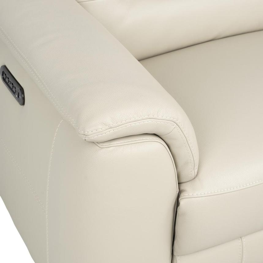 Anabel Cream 2.0 Leather Power Reclining Sofa alternate image, 6 of 8 images.