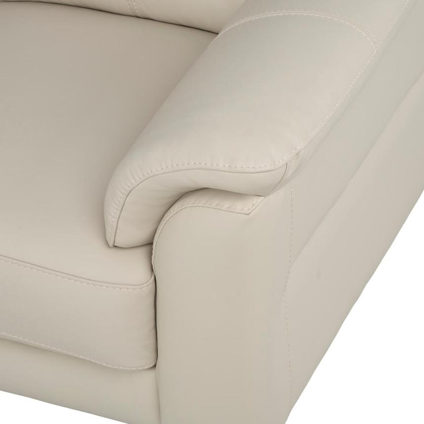Bali Cream Leather Sofa alternate image, 6 of 7 images.
