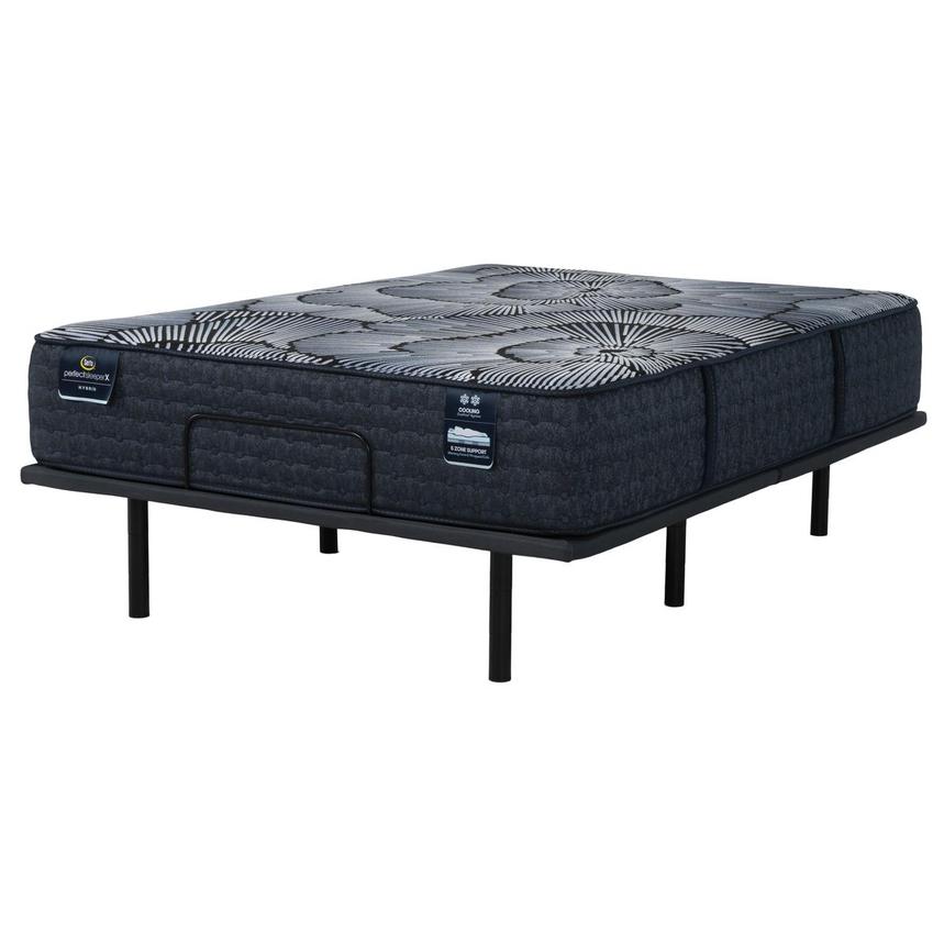 Kendal-Medium Queen Mattress w/Baselogic Silver Powered Base by Serta and Beautyrest main image, 1 of 10 images.
