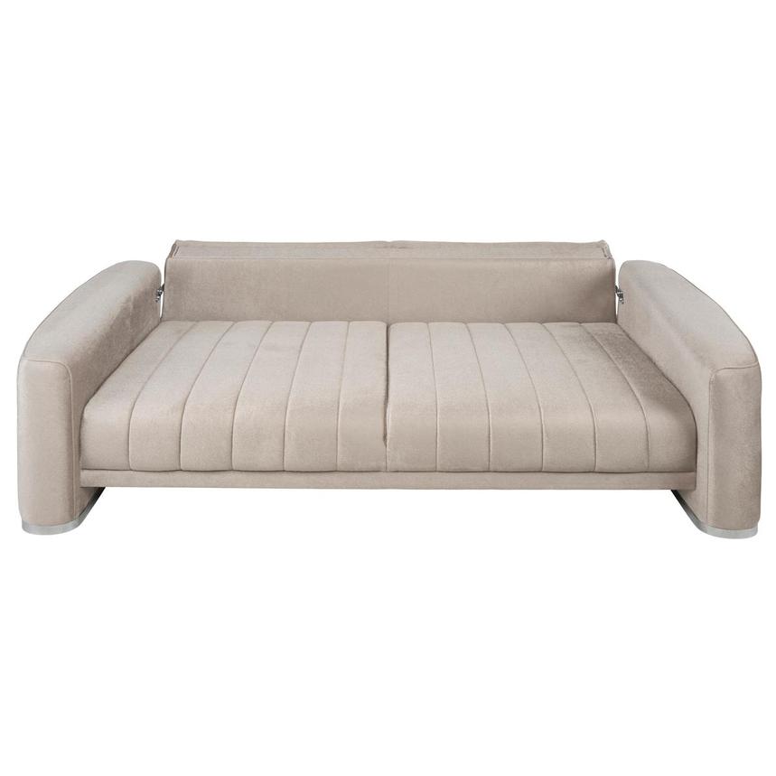 Adana Taupe Futon Sofa  alternate image, 5 of 11 images.