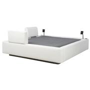 Cassie White King Platform Bed  alternate image, 4 of 11 images.