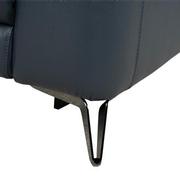Anabel 2.0 Blue Leather Power Reclining Sectional with 5PCS/3PWR  alternate image, 9 of 9 images.