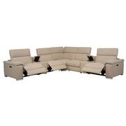 Karly Beige Power Reclining Sectional with 7PCS/3PWR  alternate image, 2 of 12 images.